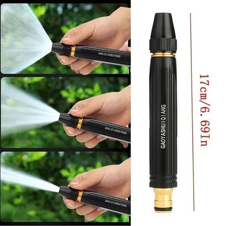 GAOYASHUIQIANG High-Pressure Plastic Hose Nozzle Spray Gun – Heavy Duty Water Stop Switch Jet Nozzle
